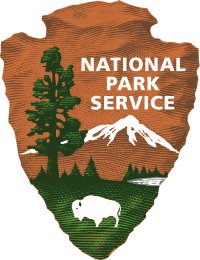 Native American Arrow Point shield of the National Park Service