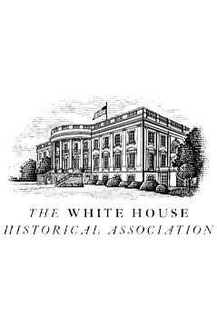 Image of the White House Historical Association logo, which is a sketch drawing of the White House