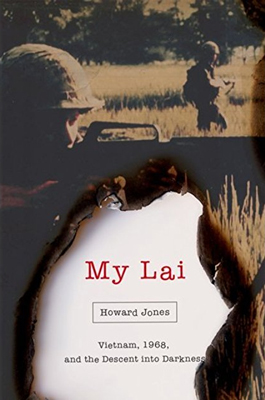 This image shows the dust cover to Jones's My Lai book.