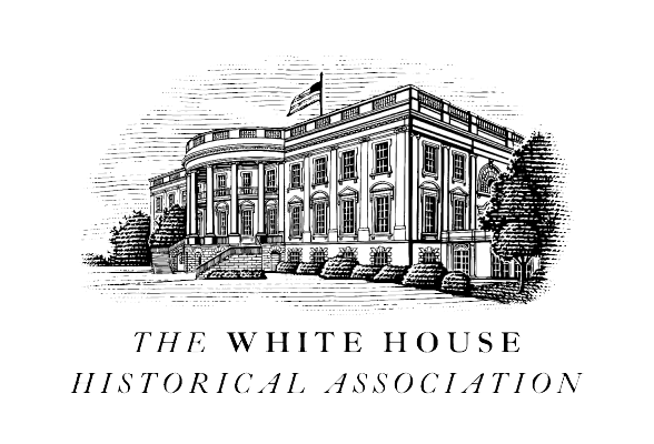 White House Historical Association Logo - a pencil drawing of the White House