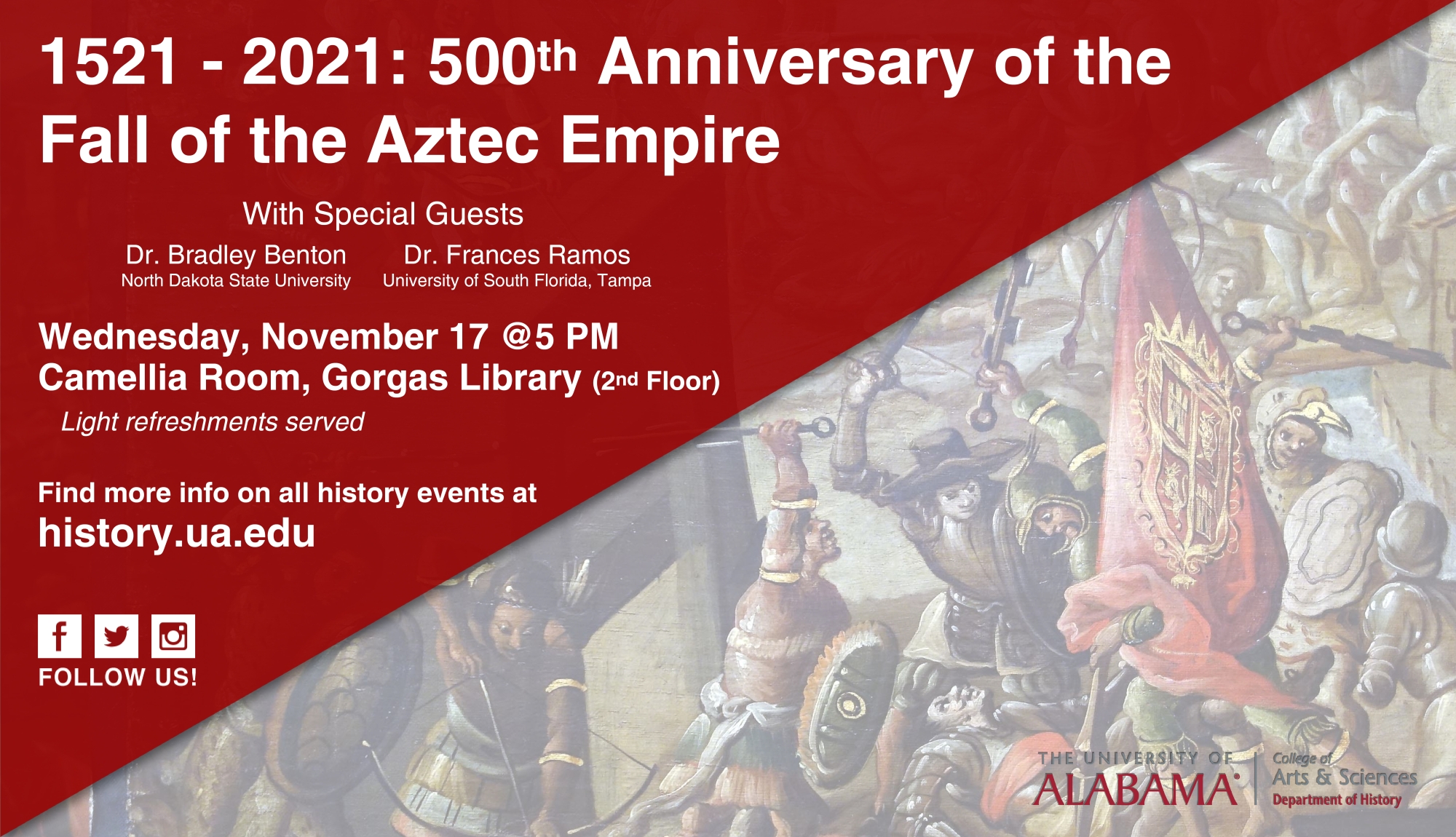 15212021 500th Anniversary of the Fall of the Aztec Empire