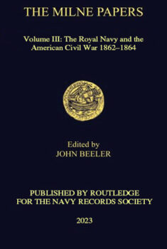Book jacket for John Beeler's Milne Papers, Volume 3