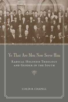 Book cover showing a gathering of older ministers in front of a building.